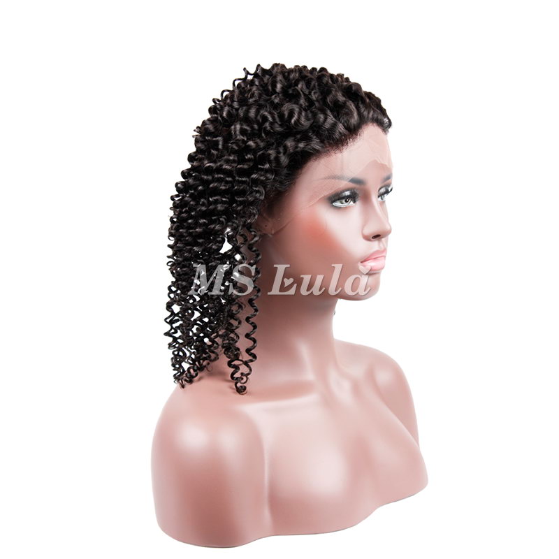 Virgin Hair Kinky Curly 360 Lace Frontal Closure 13.5x4x2 With Adjustable Strap - 图片 2